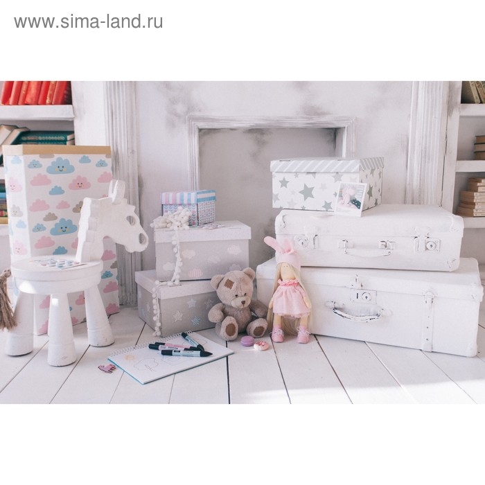 Коробка подарочная складная, упаковка, &laquo;Для секретиков&raquo;, 31 х 25.5 х 16 см