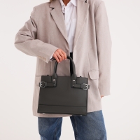 Сумка женская тоут, на молнии, цвет серый Сумка женская тоут, на молнии, цвет серый