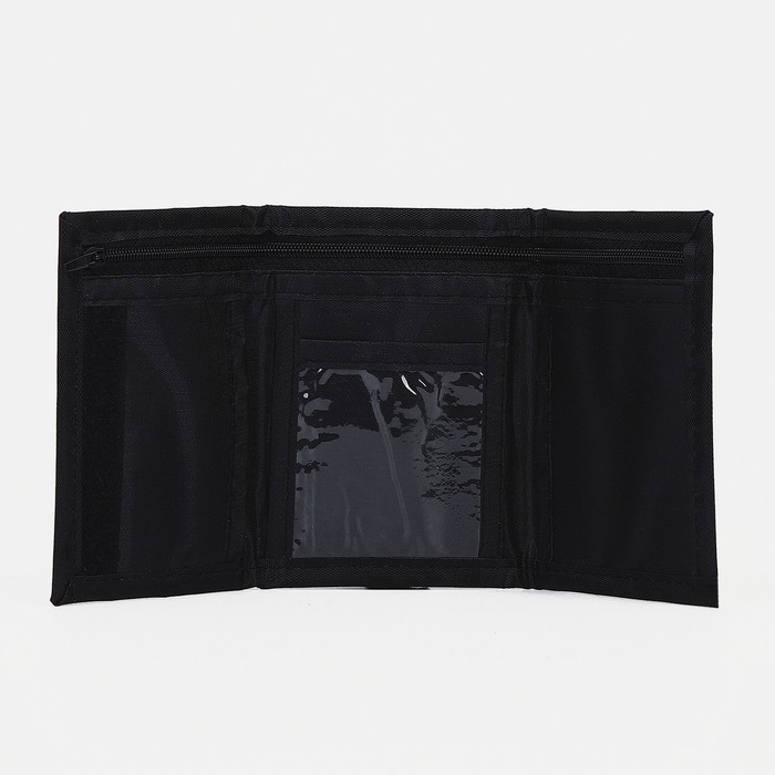 Кошелёк на липучке, цвет чёрный Кошелёк на липучке, цвет чёрный