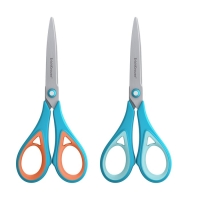 Ножницы ErichKrause Endeavor, 18 см, антискользящие резиновые вставки, улучшенная заточка, блистер, МИКС Ножницы ErichKrause Endeavor, 18 см, антискользящие резиновые вставки, улучшенная заточка, блистер, МИКС