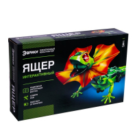 Робот «Ящер» Эврики, электронный конструктор, интерактивный: сенсорный, свет, на батарейках, 92 детали Робот «Ящер» Эврики, электронный конструктор, интерактивный: сенсорный, свет, на батарейках, 92 детали