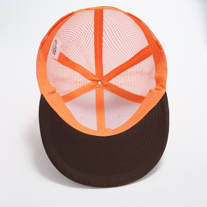 Кепка мужская с прямым козырьком Lost&found, сетка, р-р 56 Кепка мужская с прямым козырьком Lost&found, сетка, р-р 56