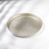 Блюдо &laquo;Кувшинка Нимфея&raquo;, стеклянное, d=21 см