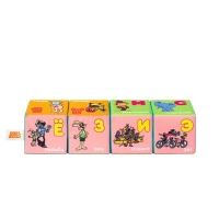 Набор развивающих мягких кубиков Мякиши &laquo;МультБукварик&raquo;, Союзмультфильм, 8&times;8 см