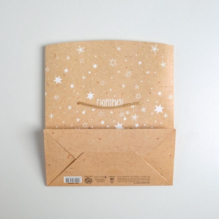 Пакет&mdash;коробка &laquo;Сюрприз!&raquo;, 23 х18 х11 см