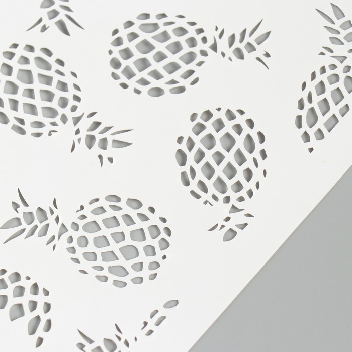 Трафарет пластик "Ананасы" 15х15 см