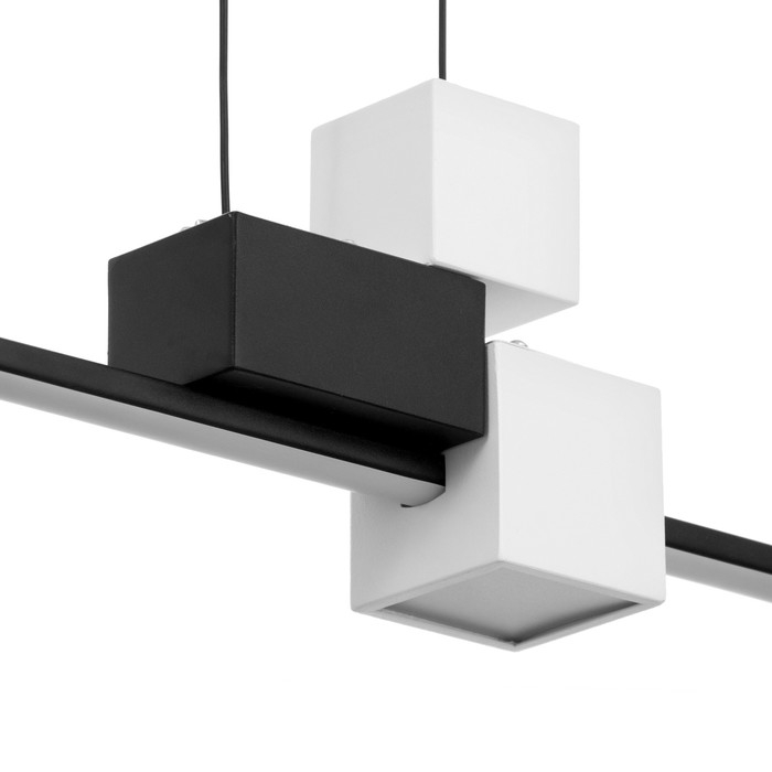 Светильник с ПДУ Светильник с ПДУ "Наоми" LED 20Вт 3000-6000К бело-черный 120х100 см