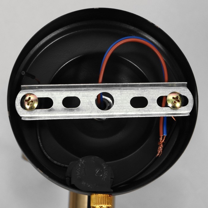 Бра Бра "Кэган" E27 40Вт черный 12х24х23 см