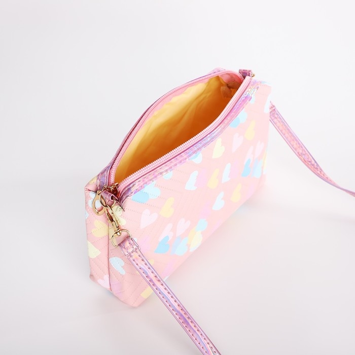 Сумка детская для девочки на молнии, цвет розовый Сумка детская для девочки на молнии, цвет розовый