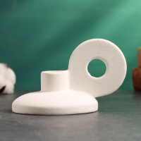 Подсвечник "Лео" белый песок, 8х13х10см Подсвечник "Лео" белый песок, 8х13х10см