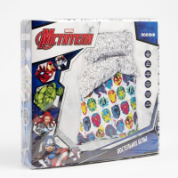 Постельное бельё 1,5 сп «Мстители» 143х215 см, 150х214 см, 50х70 см -1 шт, поплин Постельное бельё 1,5 сп «Мстители» 143х215 см, 150х214 см, 50х70 см -1 шт, поплин