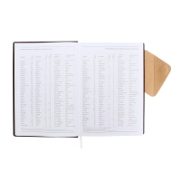 Ежедневник 205х150 мм 168 листов, кожзам, блок 70 г/м2, ляссе, магнитный хлястик, коричневый