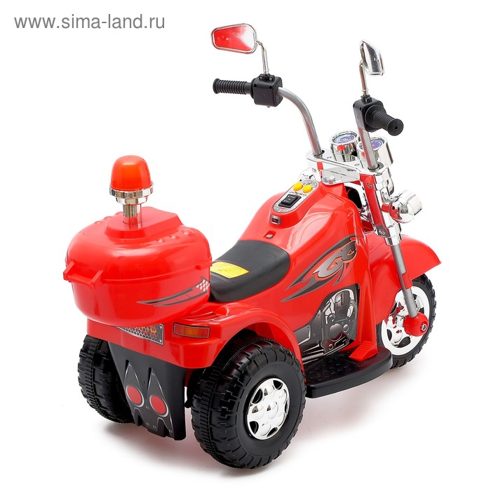 Электромобиль &laquo;Чоппер&raquo;, цвет красный