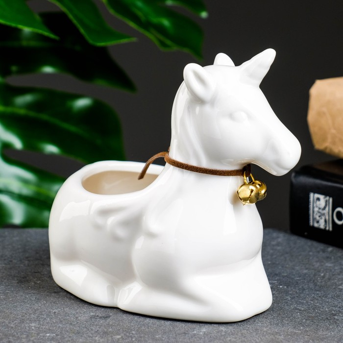 Горшок "Единорог" 13х7х11,5см