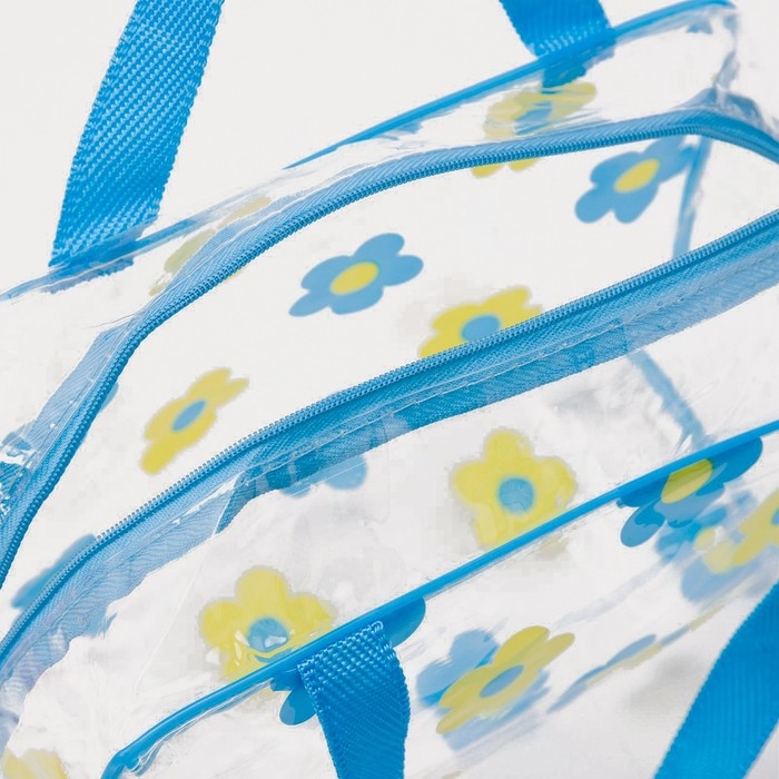 Косметичка на молнии, цвет синий Косметичка на молнии, цвет синий