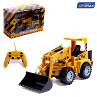 Погрузчик радиоуправляемый «Строитель», подвижный ковш, работает от аккумулятора Погрузчик радиоуправляемый «Строитель», подвижный ковш, работает от аккумулятора