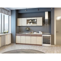 Шкаф напольный, 800 &times; 450 &times; 840, Ясень шимо темный/Ясень шимо светлый