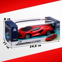 Машина радиоуправляемая &laquo;Купе&raquo;, 1:24, световые эффекты, работает от батареек, цвет красный