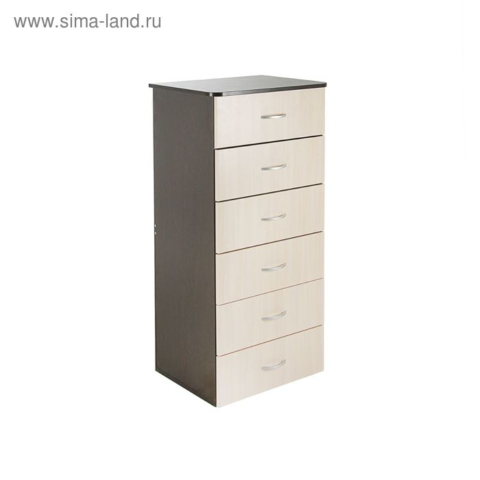 Комод №5, 600х450х1250, Венге темный/Венге светлый Комод №5, 600х450х1250, Венге темный/Венге светлый