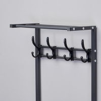 Прихожая Базовая, 400 x 255 x 1600, металл, чёрная