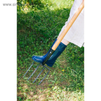 Вилы садово-огородные, 4-рогие, деревянный черенок, &laquo;Премиум&raquo;, Greengo