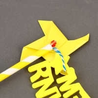 Набор топперов &laquo;С днём рождения&raquo;, цвет жёлтый