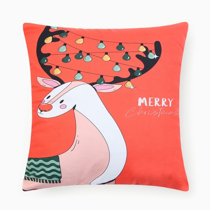 Новый год. Чехол на подушку Этель Новый год. Чехол на подушку Этель "Гирлянда" 40х40см,100% п/э