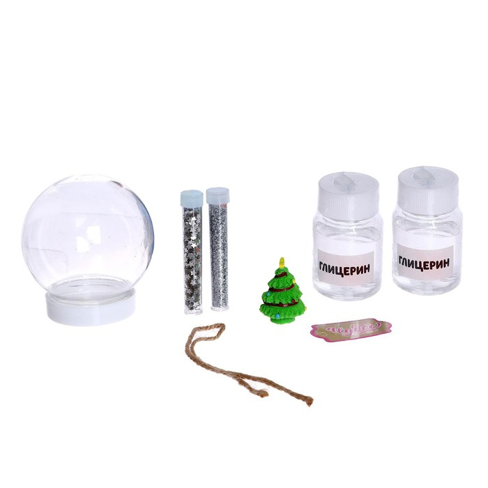Набор для опытов &laquo;Снежный Шар&raquo;, ёлочка, в пакете