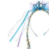 Карнавальный ободок &laquo;Корона&raquo; с косичками