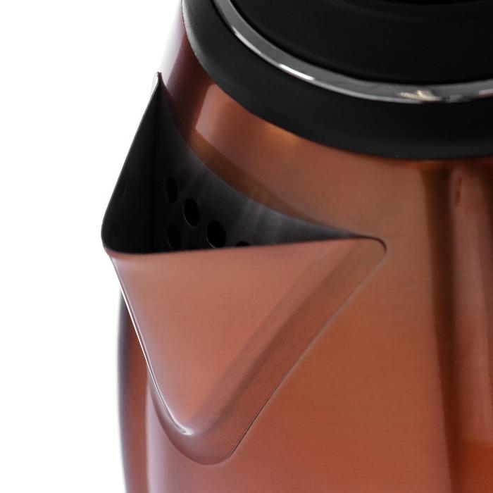 Чайник электрический Чайник электрический "Матрёна" MA-002, металл, 1.8 л, 1500 Вт, цвет "медь"