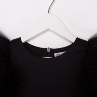 Платье нарядное детское, цвет чёрный, рост 158 см