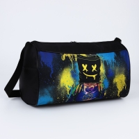 Сумка детская спортивная для мальчика «Маска», 40х21х24см, цвет чёрный Сумка детская спортивная для мальчика «Маска», 40х21х24см, цвет чёрный