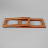 Ручки для сумки деревянные, 15 &times; 8 см, 2 шт, цвет светло-коричневый