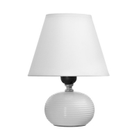 Лампа настольная Е27 25W "Саленто белая" 18х18х25 см RISALUX