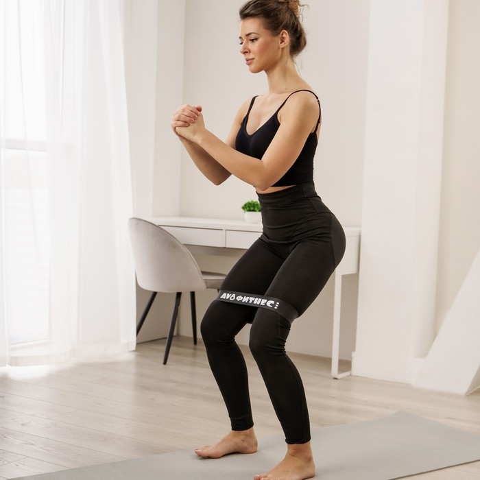 Набор фитнес-резинок ONLYTOP &laquo;Авокадо&raquo;: нагрузка 10, 14, 22 кг, 3 шт., 30х5 см