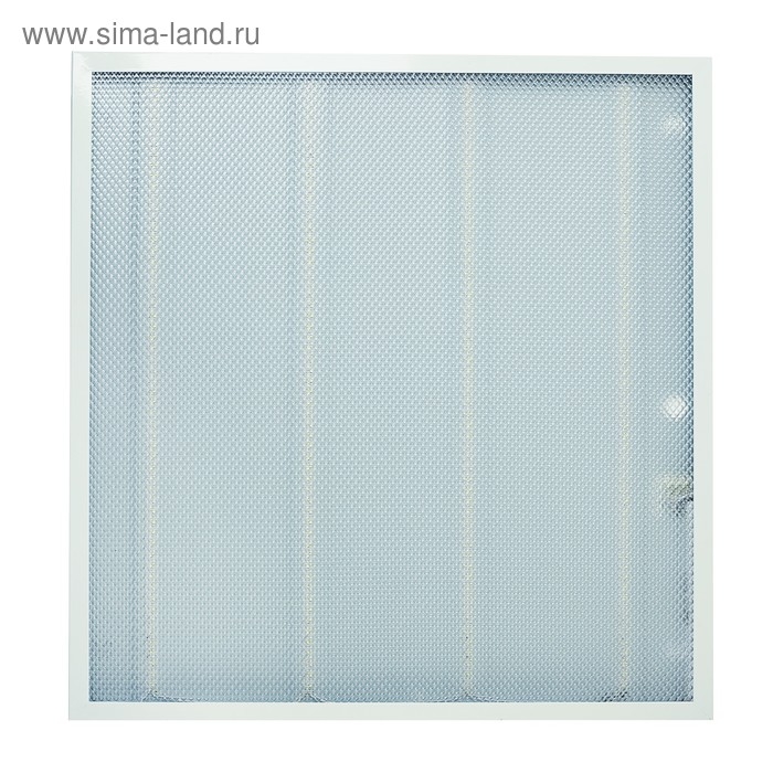 Светильник светодиодный потолочный Volpe, 45 Вт, 4300 Лм, 6500 К, IP40, 230 В, призма, белый Светильник светодиодный потолочный Volpe, 45 Вт, 4300 Лм, 6500 К, IP40, 230 В, призма, белый