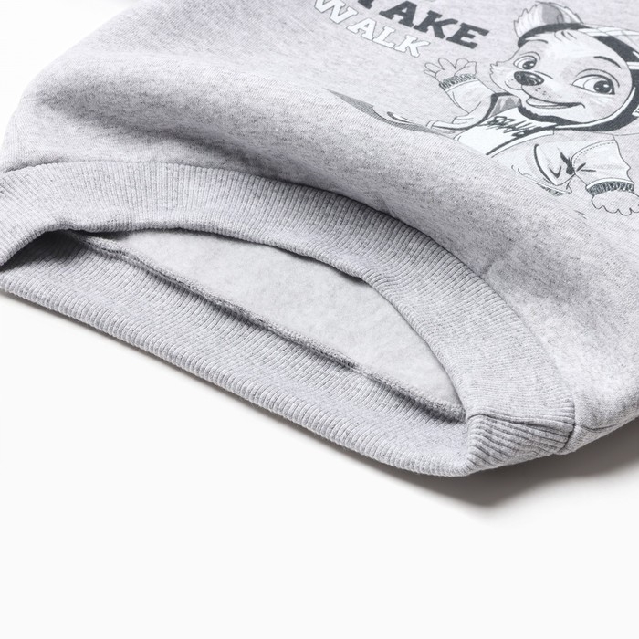 Свитшот детский, НАЧЁС, цвет серый меланж, рост 92 см