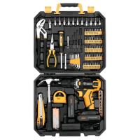 Дрель-шуруповерт DEKO DKCD20FU-Li и набор инструментов DEKO, 20 В, 2 Li-lon, 195 предметов Дрель-шуруповерт DEKO DKCD20FU-Li и набор инструментов DEKO, 20 В, 2 Li-lon, 195 предметов