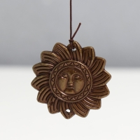 Музыка ветра металл "Солнце" 3 колокольчика 35 см Музыка ветра металл "Солнце" 3 колокольчика 35 см