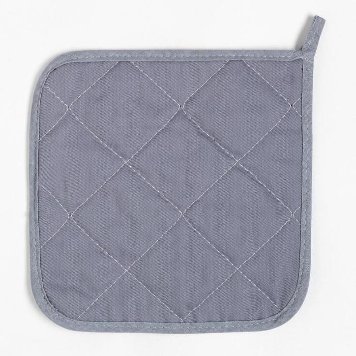 Набор кухонный Christmas flowers варежка-прихватка 20х28см, прихватка 19х19см,100% хлопок