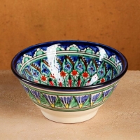 Коса Риштанская Керамика "Узоры", 18 см, большая, микс Коса Риштанская Керамика "Узоры", 18 см, большая, микс