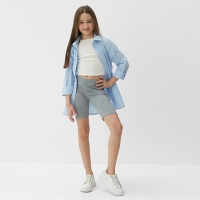 Велосипедки детские MINAKU: Casual Collection KIDS, цвет серый, рост 152 Велосипедки детские MINAKU: Casual Collection KIDS, цвет серый, рост 152