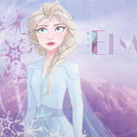 Полотенце  "Холодное сердце" 70х146&plusmn;2 см, 100% хлопок  160гр/м2