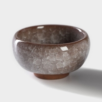 Набор для чайной церемонии керамический &laquo;Лунный камень&raquo;, 7 предметов: 6 пиал 50 мл, чайник 150 мл