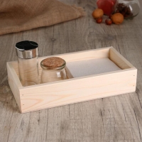 Подставка "Прямоугольник" из СОСНЫ, 25&times;13&times;5 см