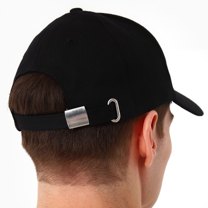 Кепка мужская «13», цвет чёрный, р-р 56 Кепка мужская «13», цвет чёрный, р-р 56