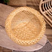 Корзинка плетёная, из бамбука 40х40х25 см