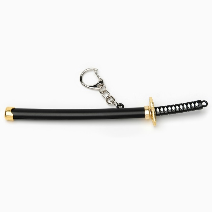 Сувенирное оружие подвесное мини "Катана Зоро", брелок, клинок 7,5 см, микс