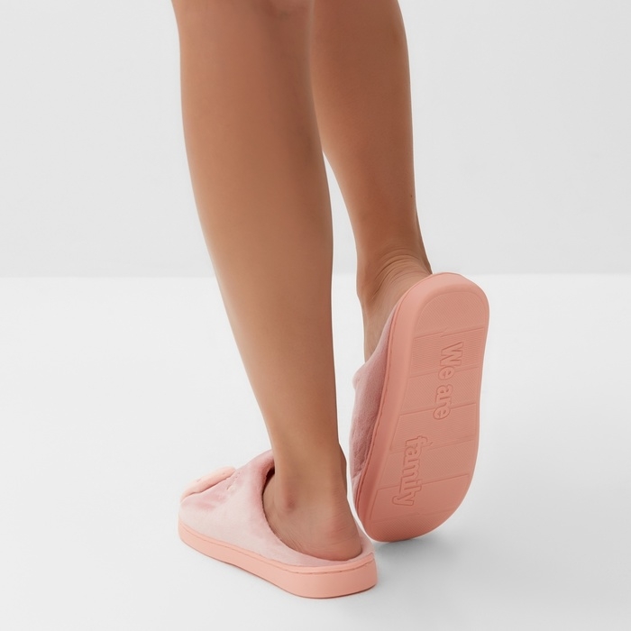 Тапочки женские размер 36-37, цвет розовый