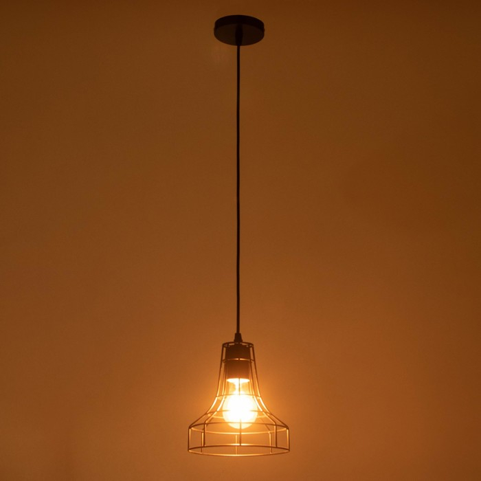 Подвес BayerLux Подвес BayerLux "Кубок" 1х60Вт Е27 черный 18х18х21см